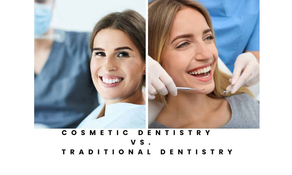 cosmetic dentistry vs traditional dentistry is there a difference